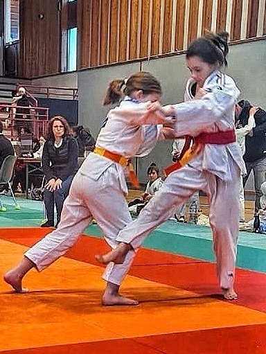 Julia Vuarchex (-36kg) 5eme à Sallanches 19/01/2025 circuit départemental n°3 benjamins 