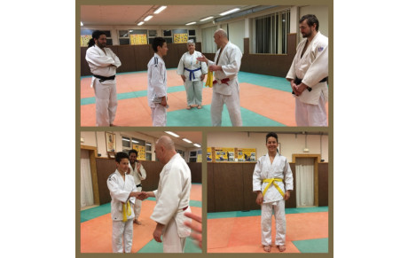 Bravo à Édouard pour sa ceinture jaune 